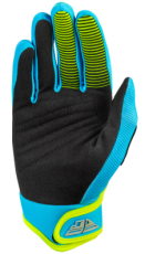 Kids motocross gloves FLY RACING F-16 - Blue/Hi-Vis