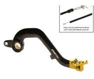 Manetă frână spate RFX Pro FT (negru/galben) - Suzuki RM125 01-08