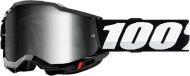 Motocross Goggles 100% ACCURI2 BLACK-MIRROR SILVER