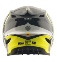 Mотокрос каска TROY LEE DESIGNS GP Pro Crossover - Grey/Yellow