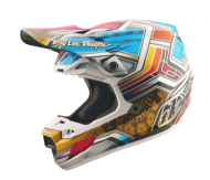 Mотокрос каска TROY LEE DESIGNS SE5 Carbon Lowrider - Grey/Multi