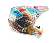 Mотокрос каска TROY LEE DESIGNS SE5 Carbon Lowrider - Grey/Multi