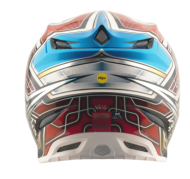 Mотокрос каска TROY LEE DESIGNS SE5 Carbon Lowrider - Grey/Multi