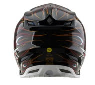 Mотокрос каска TROY LEE DESIGNS SE5 Carbon Torched - Black/Red