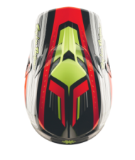 Mотокрос каска TROY LEE DESIGNS SE5 Composite Stripes - Black/Infra Red