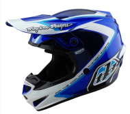 Детска мотокрос каска TROY LEE DESIGNS GP Shutter - Blue/White