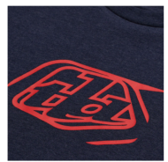 Детска тениска TROY LEE DESIGNS Badge - Navy Heater