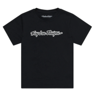 Детска тениска TROY LEE DESIGNS Signature - Black
