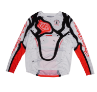 Детско мотокрос джърси TROY LEE DESIGNS GP Pro Membrane Youth Jersey - White/Infra Red