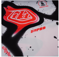 Детско мотокрос джърси TROY LEE DESIGNS GP Pro Membrane Youth Jersey - White/Infra Red