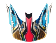 Козирка за каска TROY LEE DESIGNS SE5 Carbon Lowrider - Silver