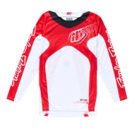 Мотокрос джърси TROY LEE DESIGNS GP Pro  Frames Jersey - White/Red