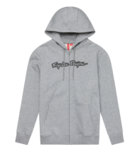 Суитшърт TROY LEE DESIGNS Zip Up Signature - Gray Heather