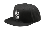 Шапка TROY LEE DESIGNS Flat Bill Snapback Peace - BLACK