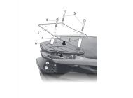 Kit de montare pentru cutii SHAD TOP MASTER KEEWAY SILVERBLADE 125'12