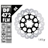 Galfer WAVE FLOTANT (C. STEEL) 298x5mm DF472FLW Disc de frână plutitor față/spate