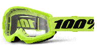 Ochelari de motocross pentru copii 100% STRATA2 Galben Neon