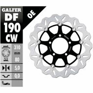 Плаващ преден спирачен диск Galfer WAVE FLOATING COMPLETE (C. ALU.) 310x5mm DF190CW