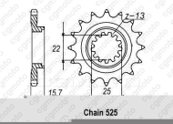 Set lanț și pinion REGINA KAWASAKI ZX-6R 600/63698-02