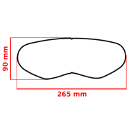 Πλάκα γενικής χρήσης ANTIFOG FOGCITY ENDURO FCE003