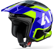 Kаска за скутер AIROH TRR II JUPITER BLUE/YELLOW GLOSS