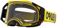 Motocross goggles OAKLEY Airbrake MX B1B YELLOW Clear