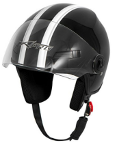 Κράνος σκούτερ FEVER BLACK DEFECT