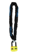 Дискова ключалка OXFORD Boss Alarm 14 мм, вкл. верига 12 мм x 1,5 м