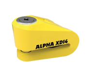 Заключване за диск OXFORD Alpha XD14 - Ø14 мм, жълто