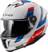 Motorcycle Helmet LS2 FF808 Stream II Vintage White/Blue/Red