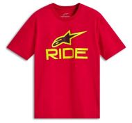 Tricou ALPINESTARS SS CSF RIDE 4.0 ROȘU/HI VIZIBILITATE JW/NEGRU