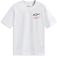 Tricou ALPINESTARS SS CSF POP HELMET ALB