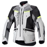 Textile motorcycle jacket ALPINESTARS Bogota Pro Drystar® GRAY/FLUO GRAY/YELLOW