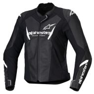 Дамско кожено яке ALPINESTARS Faster v3 Black/White