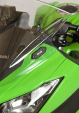 Πλάκα κάλυψης καθρέφτη R&G RACING - Μαύρο Kawasaki Ninja 250/300