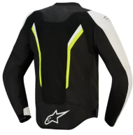 Textile jacket ALPINESTARS AST AIR V3 BLACK/SILVER/YELLOW FLUO