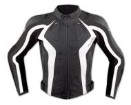 Кожено яке A-PRO FLANGER BLACK/WHITE