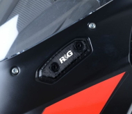 R&G RACING Mirror Blanking Plate - Black Suzuki GSX-250R