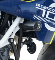 R&G RACING Aero Crash Protectors Black Husqvarna 701 Supermoto