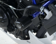 R&G RACING Aero Crash Protectors Black Yamaha MT-03