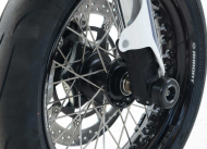 Axle Crash Plugs R&G RACING Fork Protector Black Husqvarna 701 Supermoto