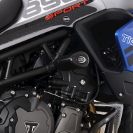 R&G RACING Aero Crash Protectors - White Triumph Tiger 850 Sport