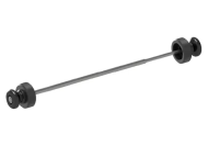 R&G RACING Front Spindle Sliders - Black Yamaha MT-07 25-26