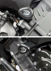 Crash plugs R&G RACING Aero Crash Protectors Black Yamaha FZ1 / FZ8