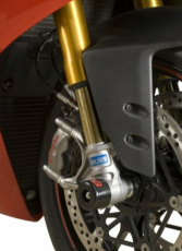Axle Crash Plugs R&G RACING Fork Protectors Black Ducati Panigale V4
