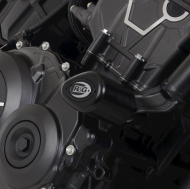 R&G RACING Aero Crash Protectors (Non-Drill Kit) - White Honda CB1000R