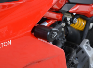 Crash plugs R&G RACING Aero Crash Protectors Black Non Drill Kit Ducati Supersport