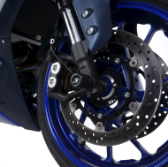 R&G RACING Fork Protectors - Black Yamaha R7
