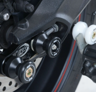 Axle Crash Plugs R&G RACING Swingarm Protectors Black Triumph Daytona/SpeedTriple 765