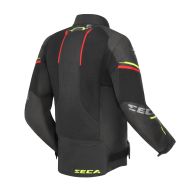 Текстилно яке SECA AIRFLOW III BLACK/RED/FLUO